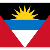 Antigua a Barbuda - samolepka na kartu