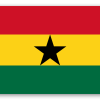 Ghana - samolepka na kartu
