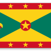 Grenada - samolepka na kartu