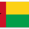 Guinea-Bissau - samolepka na kartu