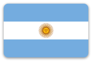 Argentina - samolepka na kartu
