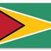 Guyana - samolepka na kartu