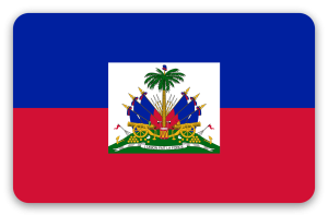 Haiti - samolepka na kartu