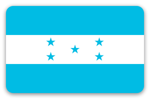 Honduras - samolepka na kartu