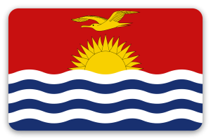 Kiribati - samolepka na kartu