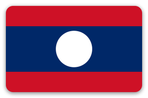 Laos - samolepka na kartu
