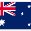 Austrálie - samolepka na kartu