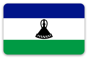 Lesotho - samolepka na kartu