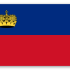 Lichtenštejnsko - samolepka na kartu
