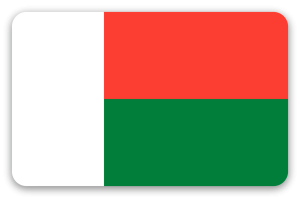 Madagaskar - samolepka na kartu